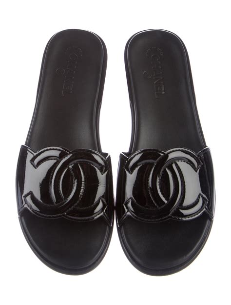 chanel color block slides|CHANEL Block Slide Sandals for Women for sale .